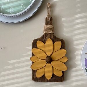Rustic Yellow Flower Wall Decor